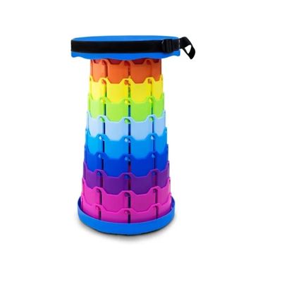 Imagen 2 del producto Taburete Plegable Portátil De Plástico Retráctil Silla