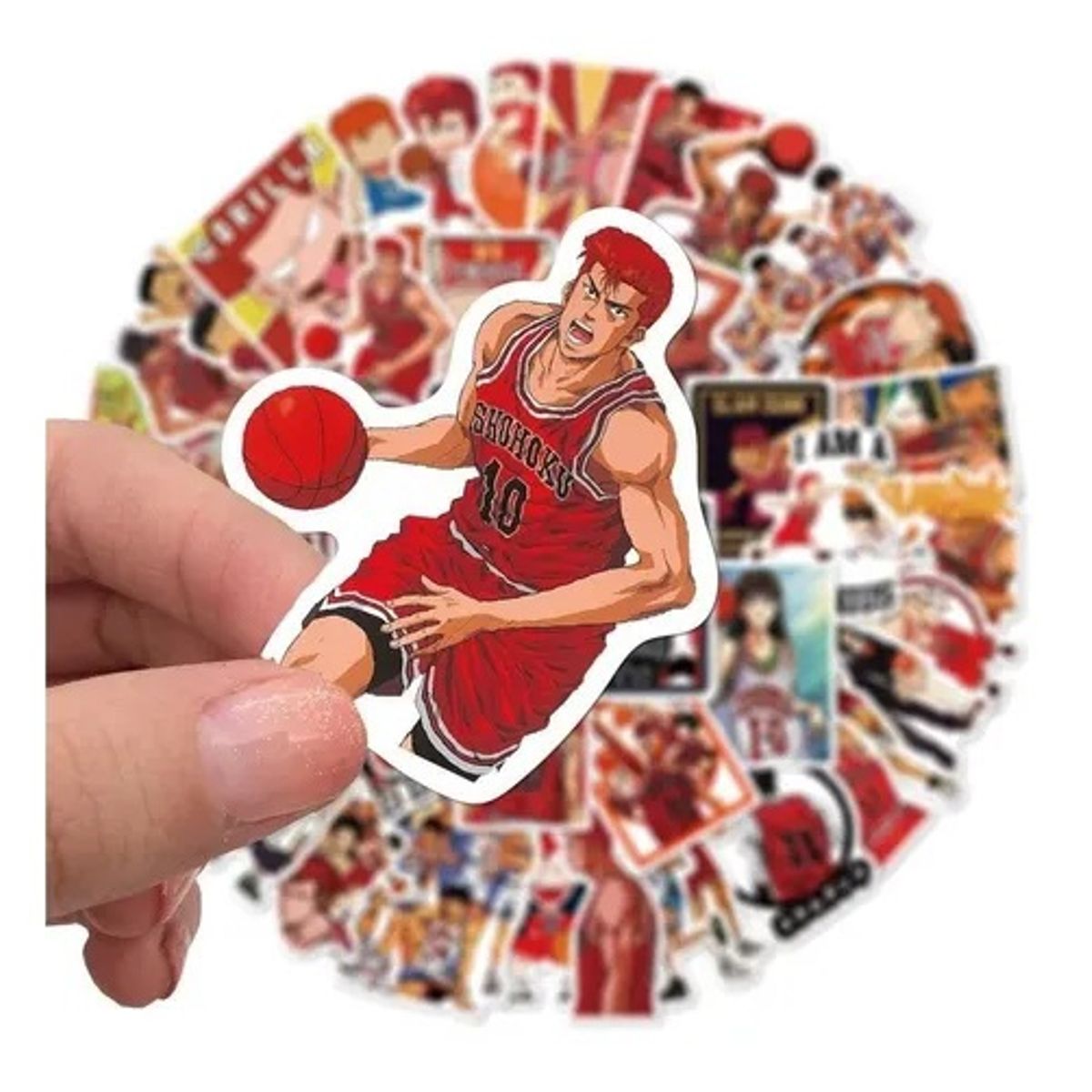 GARSIL - 50 Stickers Slam Dunk - Etiquetas Autoadhesivas