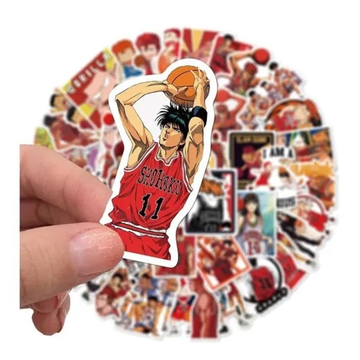 GARSIL - 50 Stickers Slam Dunk - Etiquetas Autoadhesivas