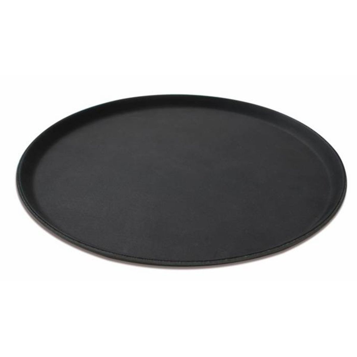 GENERICO - Bandeja Oval Antideslizante 61x73cm Negra