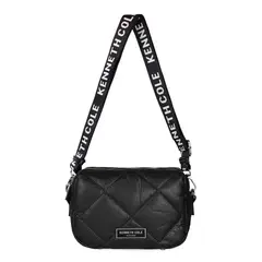 KENNETH COLE - Cartera acolchada Peyton negra