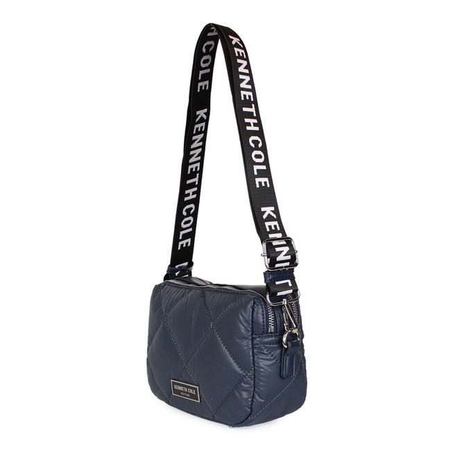 KENNETH COLE - Cartera acolchada Peyton azul KENNETH COLE