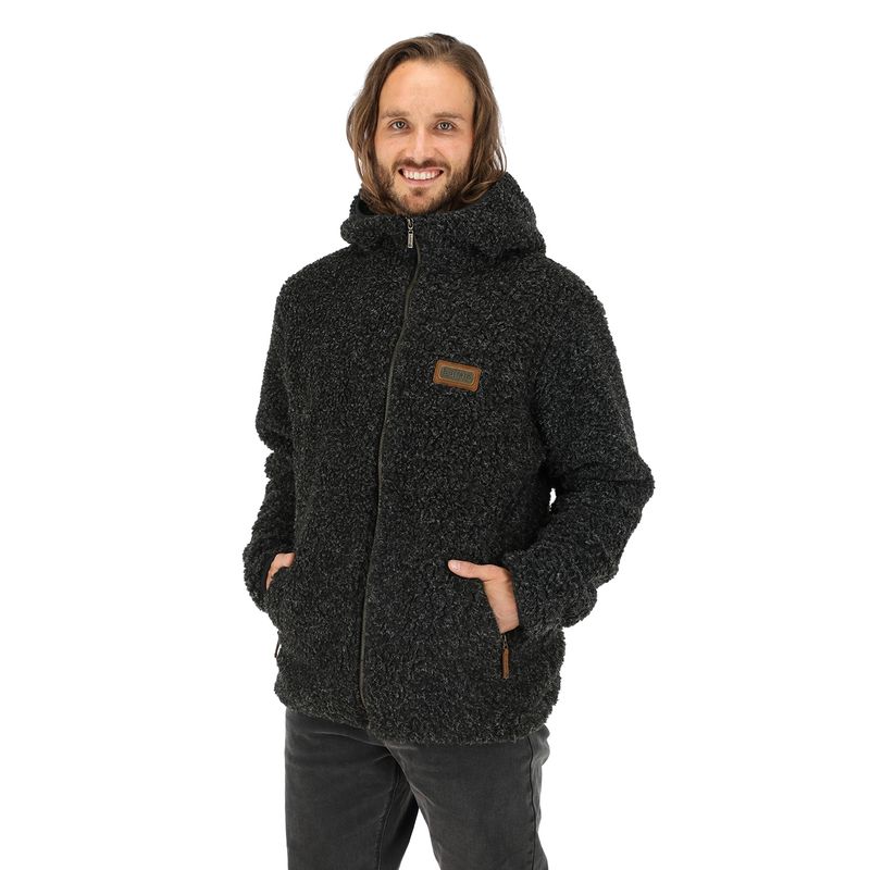 BUFFALO CHILE - Chaqueta Chiporro Negro Jaspeado Hombre
