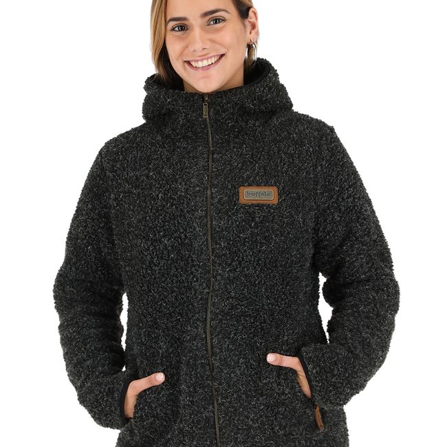 BUFFALO CHILE - Chaqueta Chiporro Negro Jaspeado Mujer