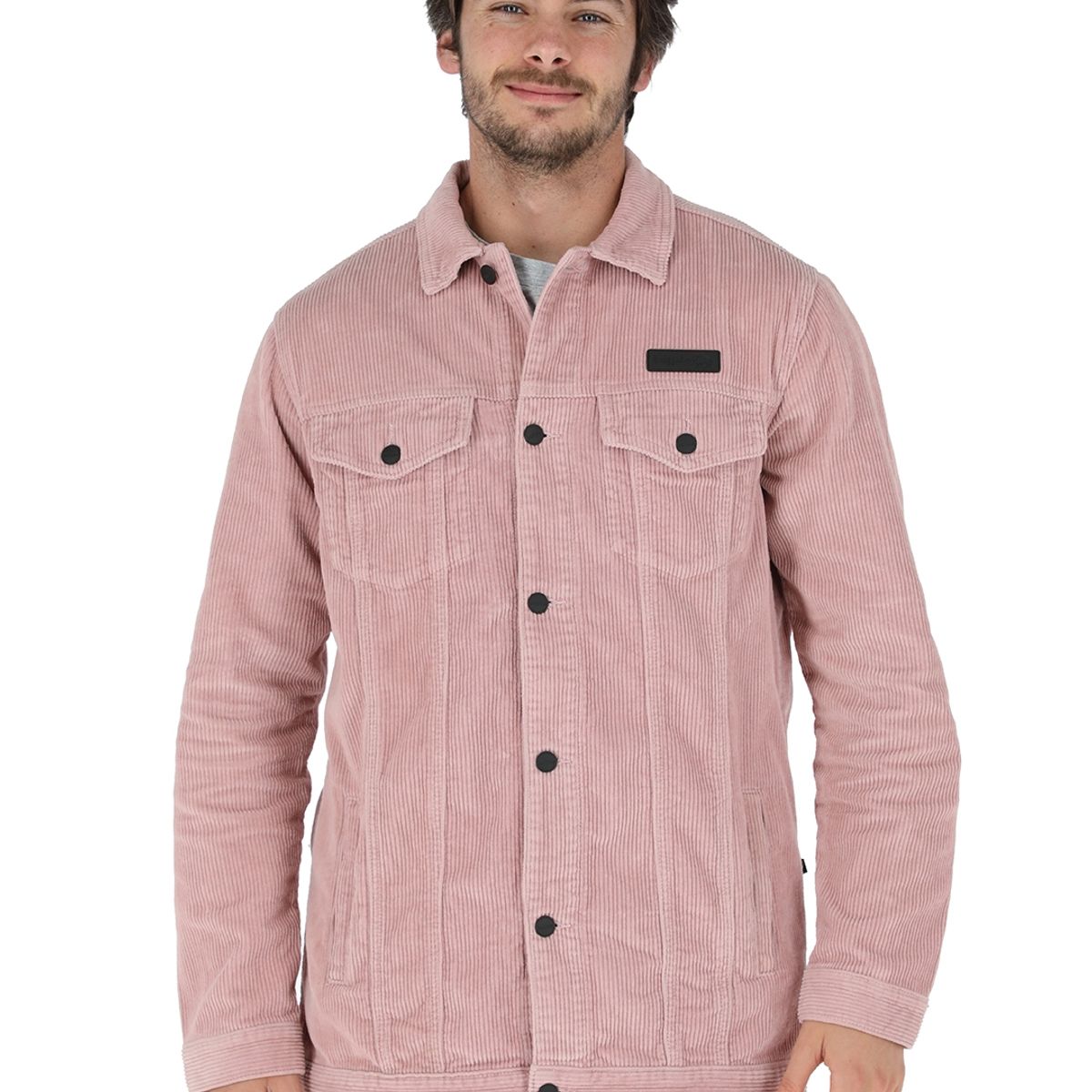 BUFFALO CHILE - Chaqueta Cotele Rua Rosado Hombre