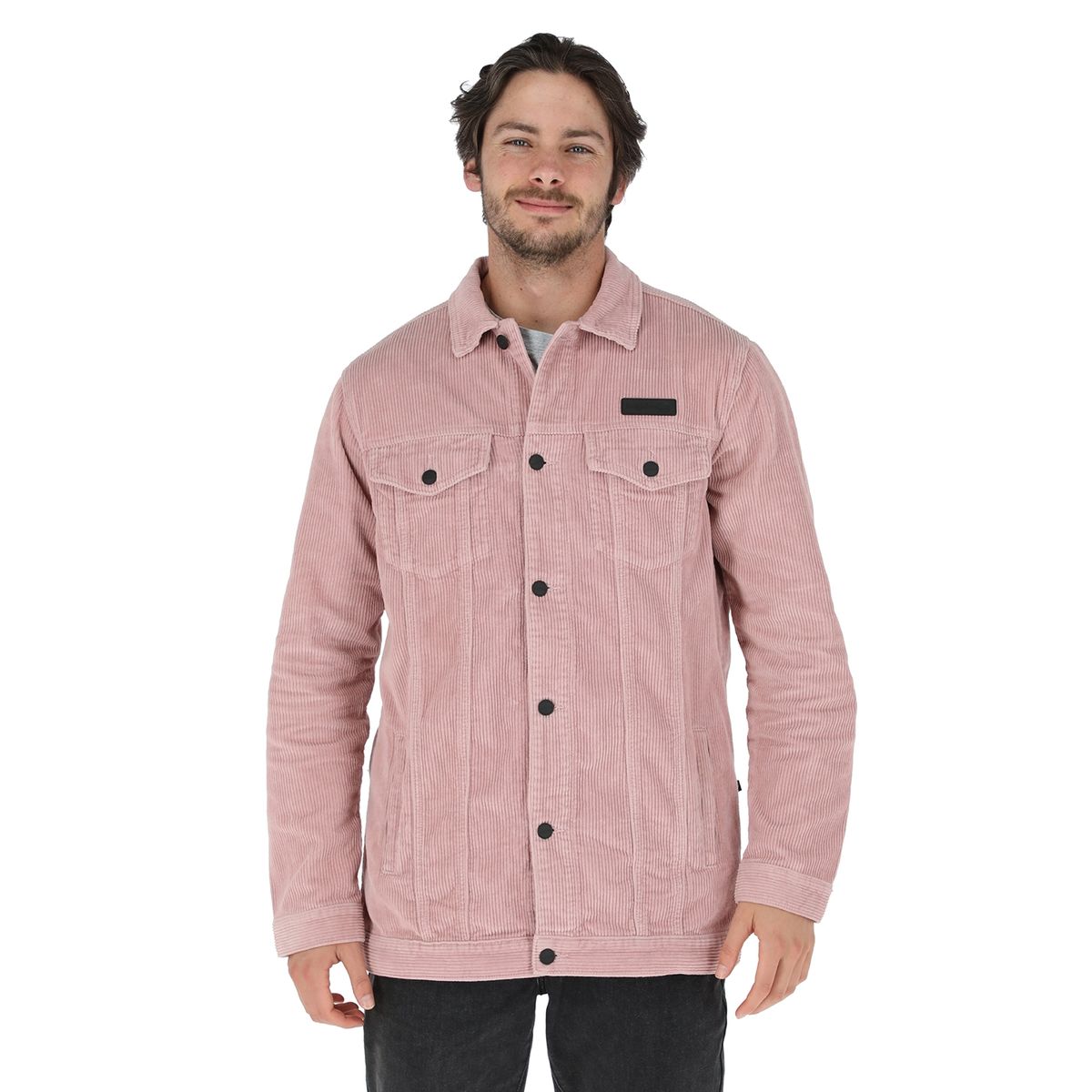 BUFFALO CHILE - Chaqueta Cotele Rua Rosado Hombre