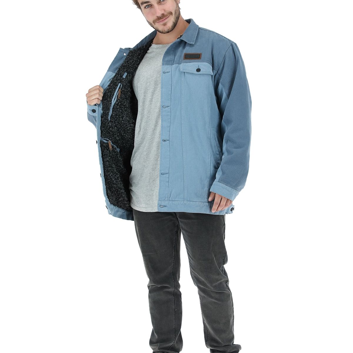 BUFFALO CHILE - Chaqueta Fiordo Chiporro Azul Hombre