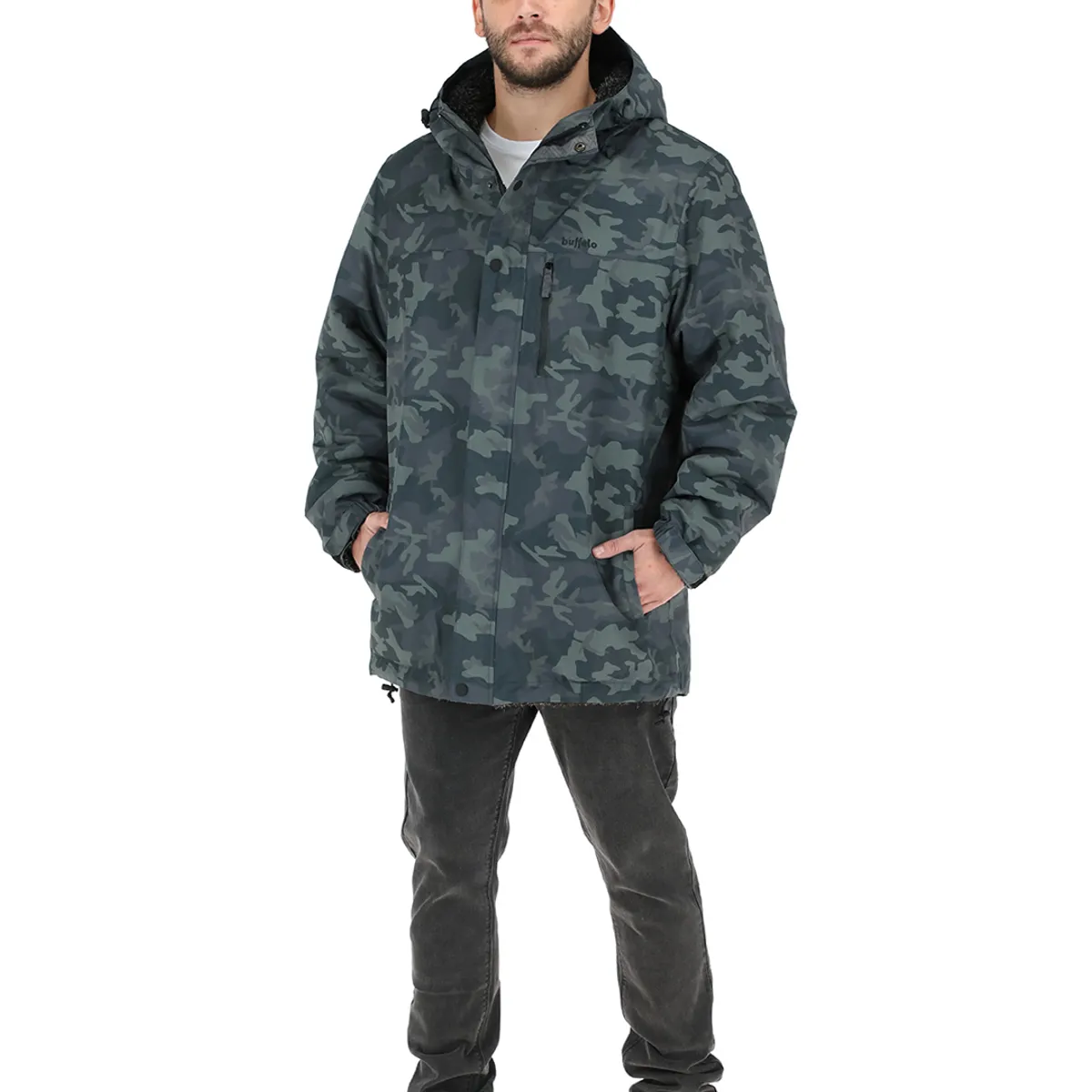 BUFFALO CHILE - Parka Impermeable Reversible Camaleon 2 Hombre Buffalo