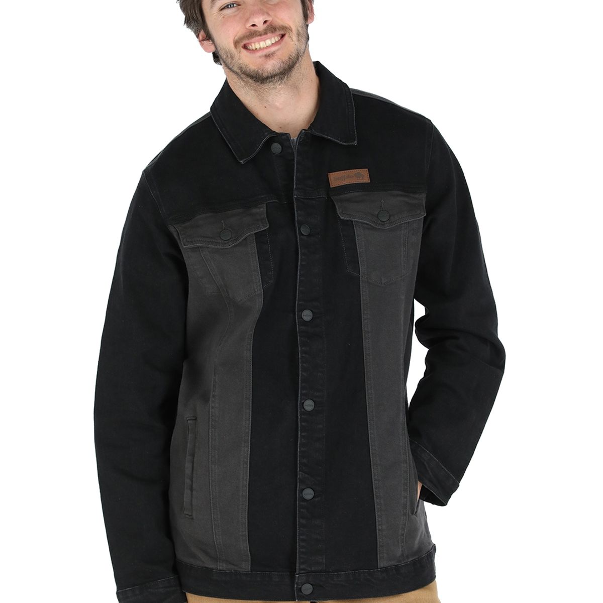 BUFFALO CHILE - Chaqueta Trupa Negro Hombre