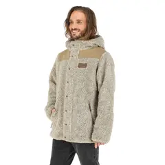 BUFFALO CHILE - Chaqueta Reversible Chipodos Lana Jaspeado - Diseño Azul Hombre