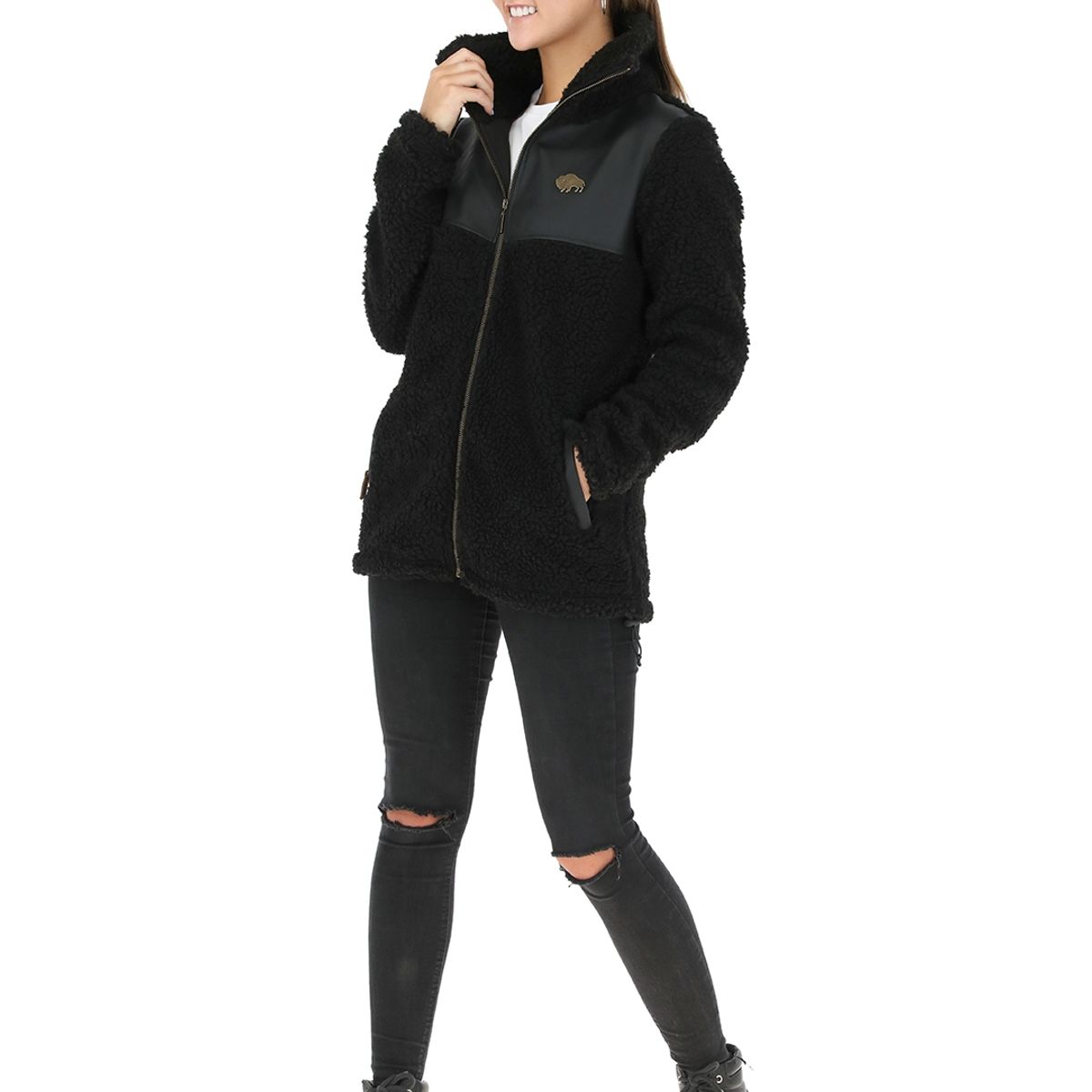 BUFFALO CHILE - Chaqueta Terrain Negro Mujer