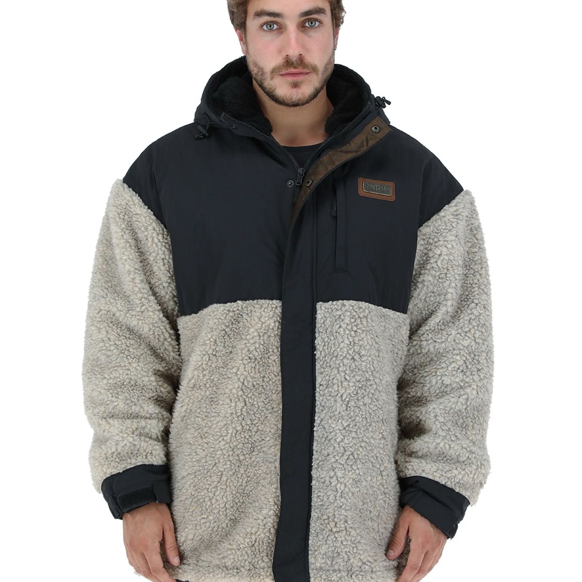 BUFFALO CHILE - Chaqueta Papua Lana Jaspeado Hombre