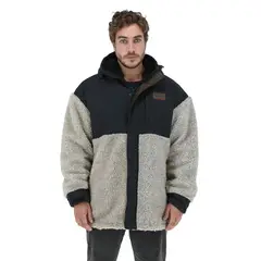 BUFFALO CHILE - Chaqueta Papua Lana Jaspeado Hombre.