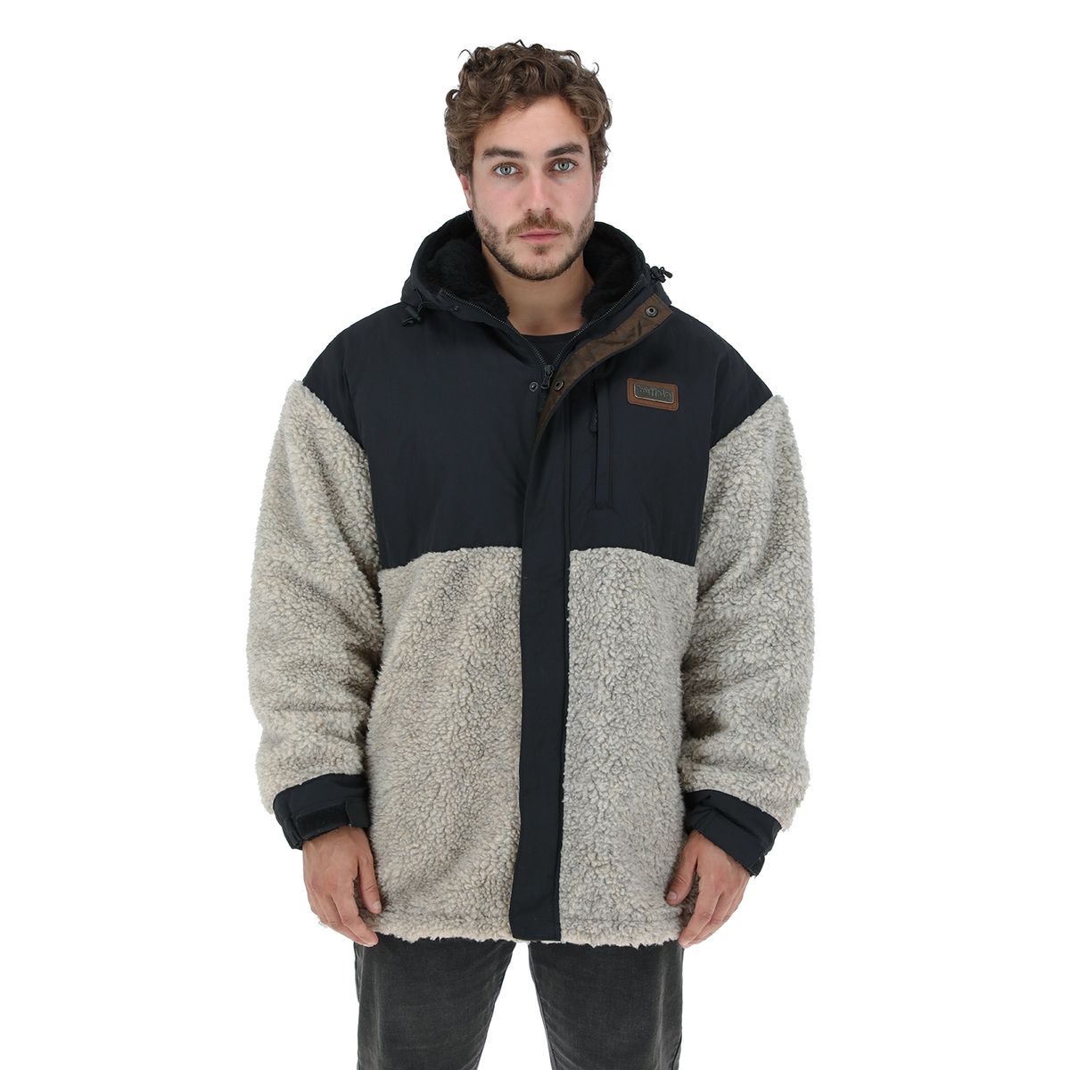 BUFFALO CHILE - Chaqueta Papua Lana Jaspeado Hombre