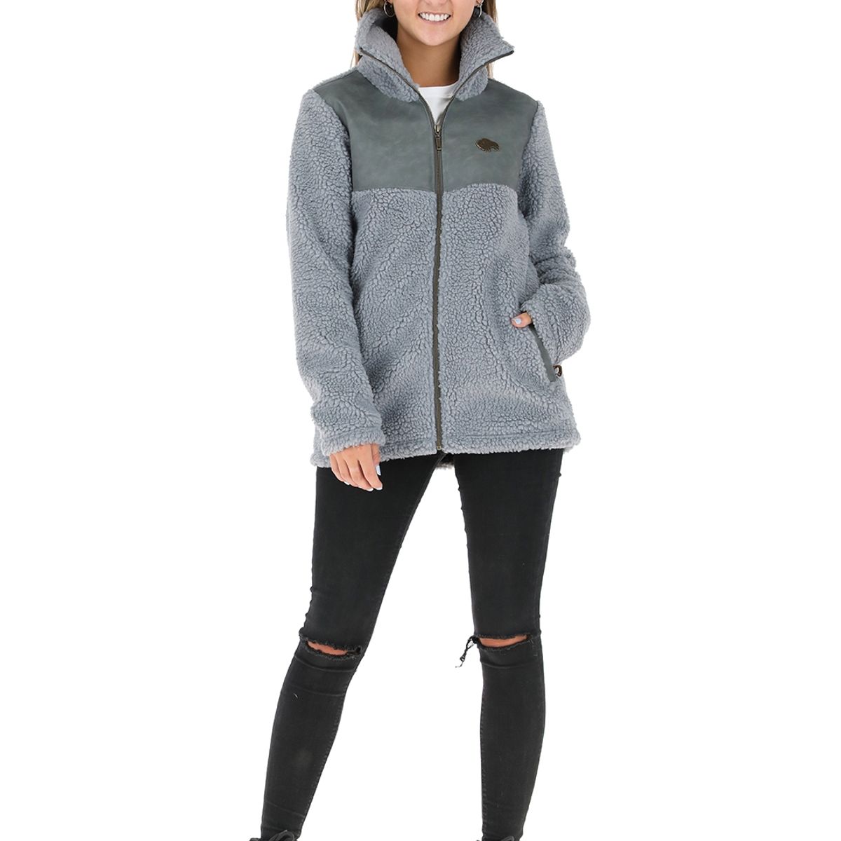 BUFFALO CHILE - Chaqueta Terrain Gris Perla Mujer