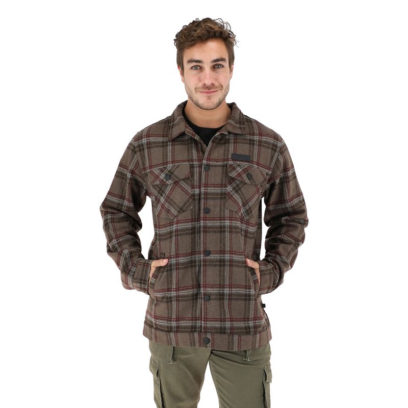 BUFFALO CHILE - Chaqueta Pesquera Tartan Hombre.
