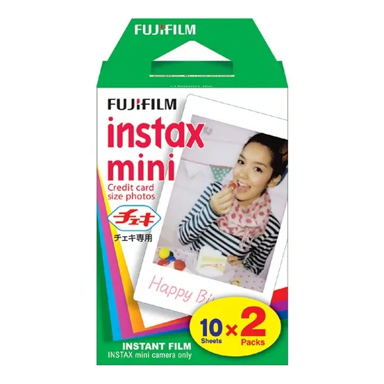 20 PELÍCULAS INSTAX MINI INSTANT COLOR FILM