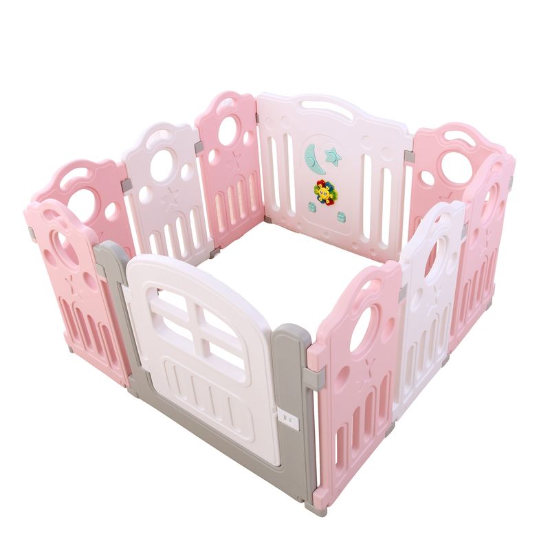 BEBECO - Corral Bebe 82 Rosado Musical 116x116 cms marca Bebeco