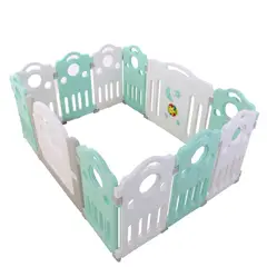 BEBECO - Corral Bebe 10+2 Verde Musical 153x116 cms. Altura 70