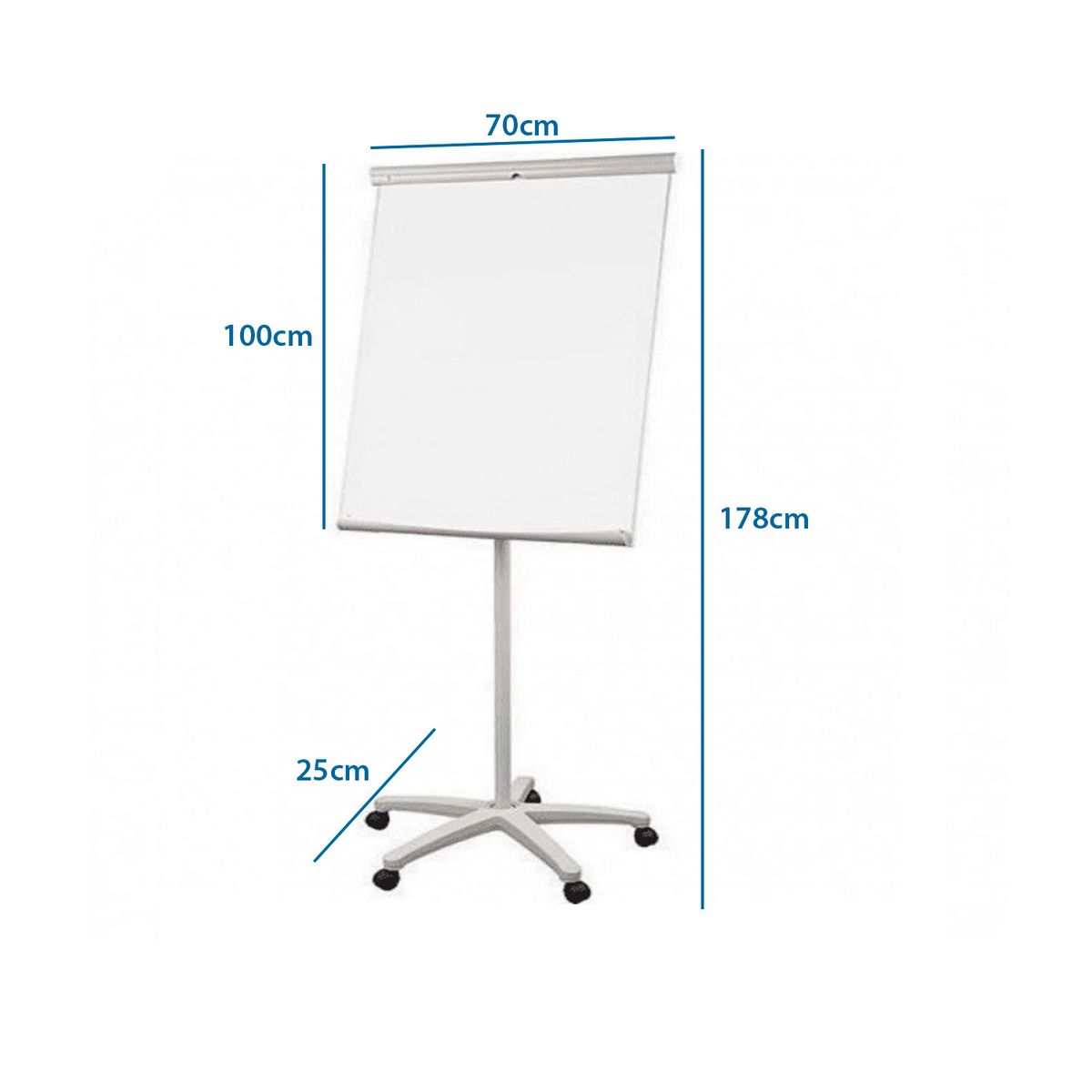 IGPRO - Pizarra Movil Papelografo pata estrella 70x100cm IGPRO