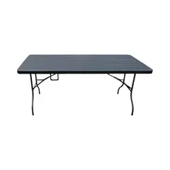 NORTHWEST - Mesa Plegable Rectangular 180x73 Cms Color Negro