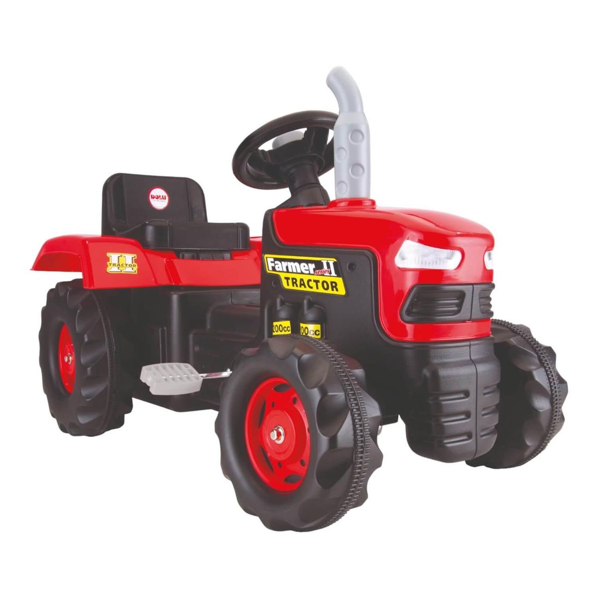 DOLU - Tractor Con Pedales Rojo 83x45x53 Cms Dolu