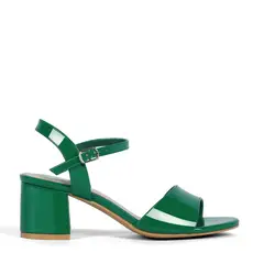 WEIDE - Sandalia Casual Taco Verde Mujer GH64