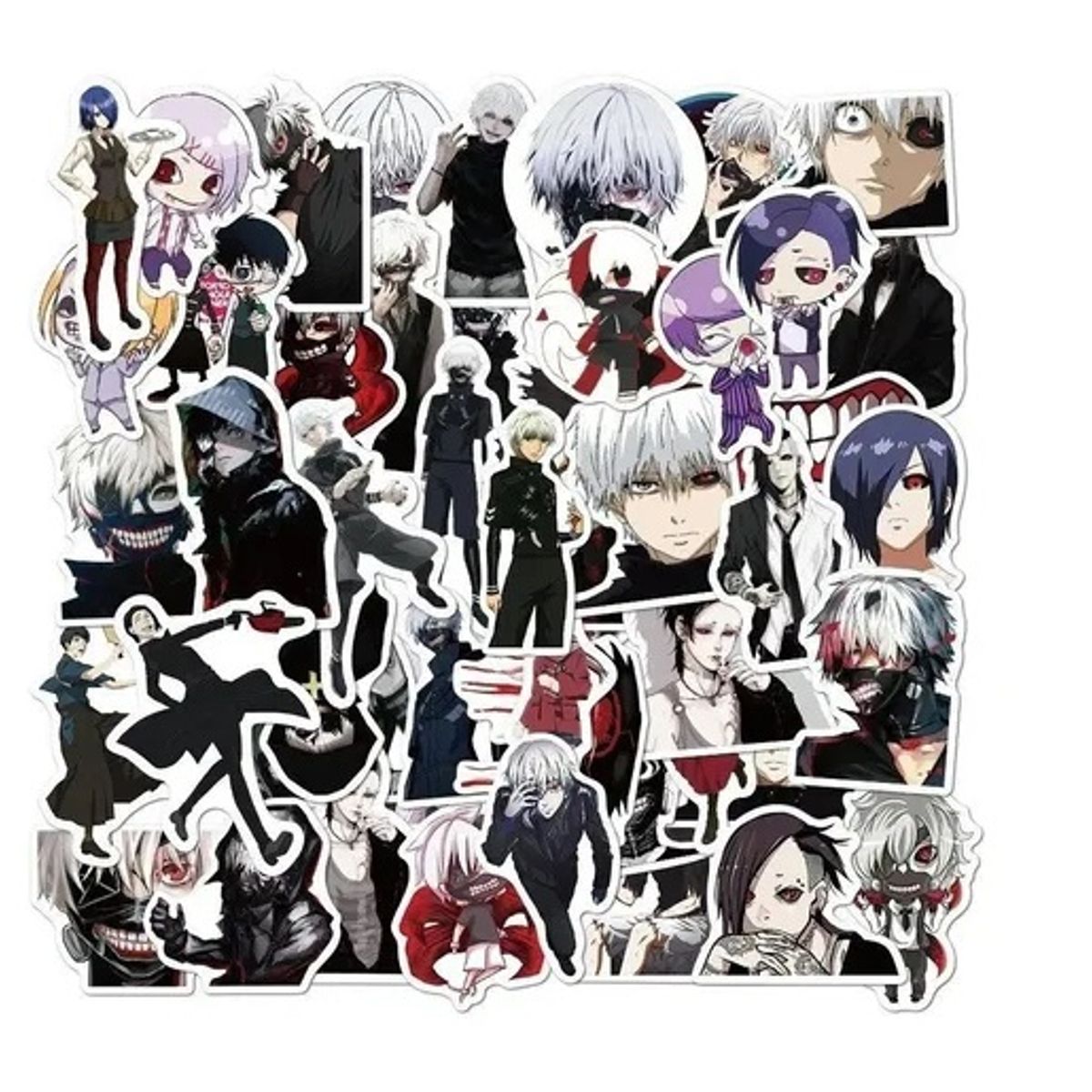 GARSIL - 50 Stickers De Tokyo Ghoul - Etiquetas Autoadhesivas