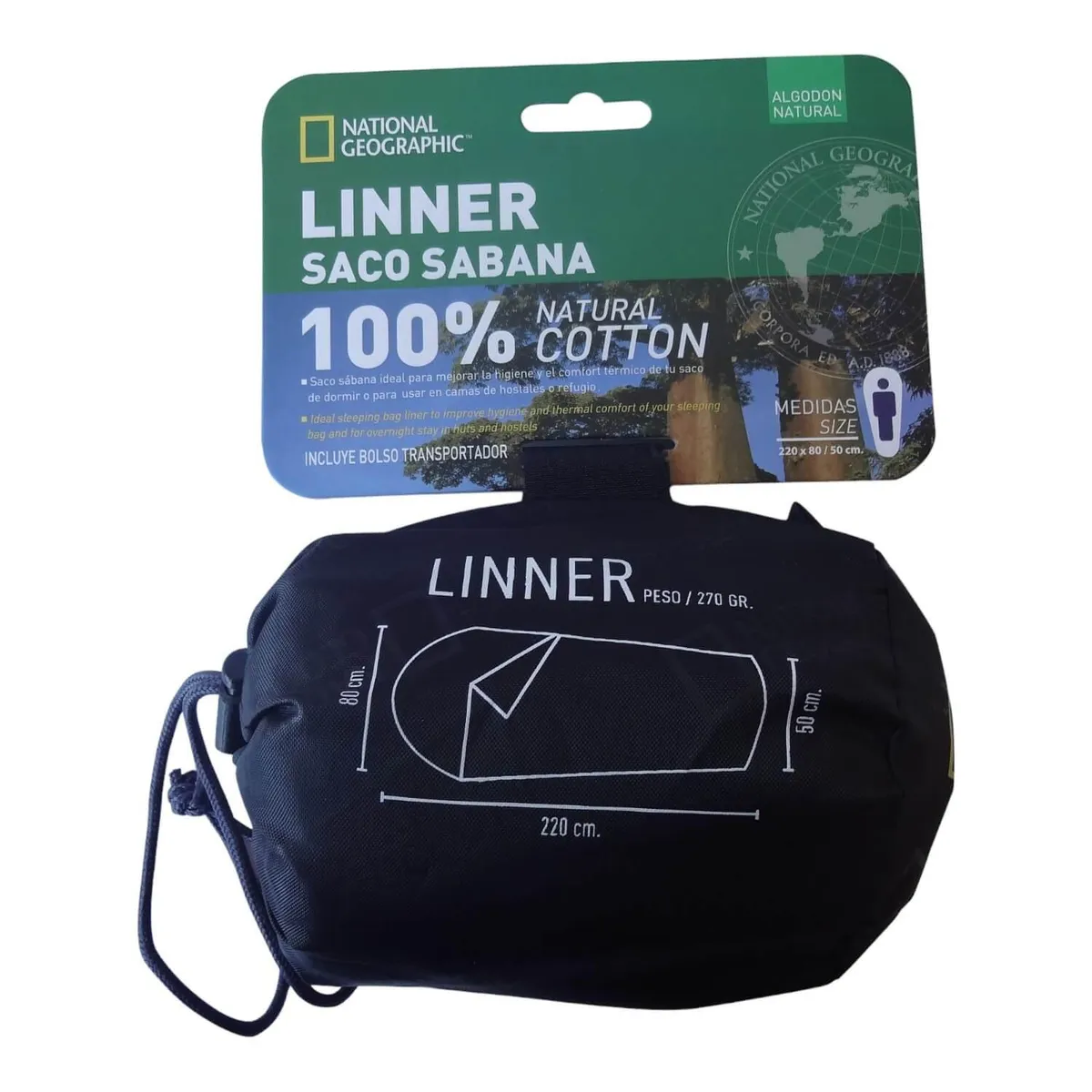NATIONAL GEOGRAPHIC - Saco De Dormir Sabana Gris National Geographic