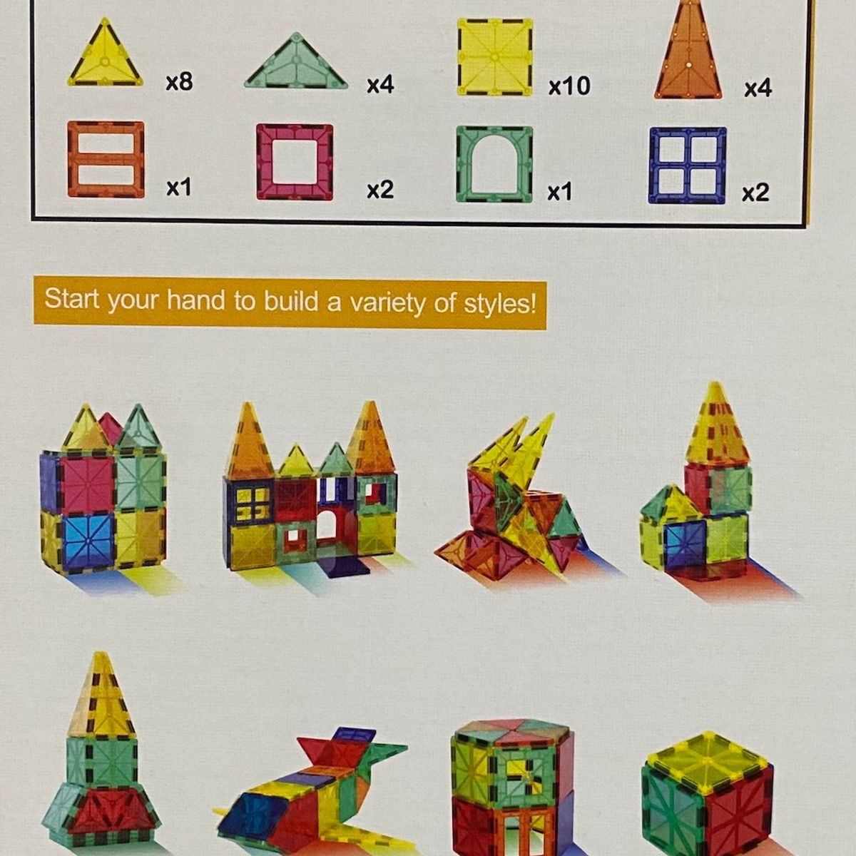 ONSHINE - MAGNÉTICOS 3D PARA CONSTRUCCIÓN 32 PIEZAS