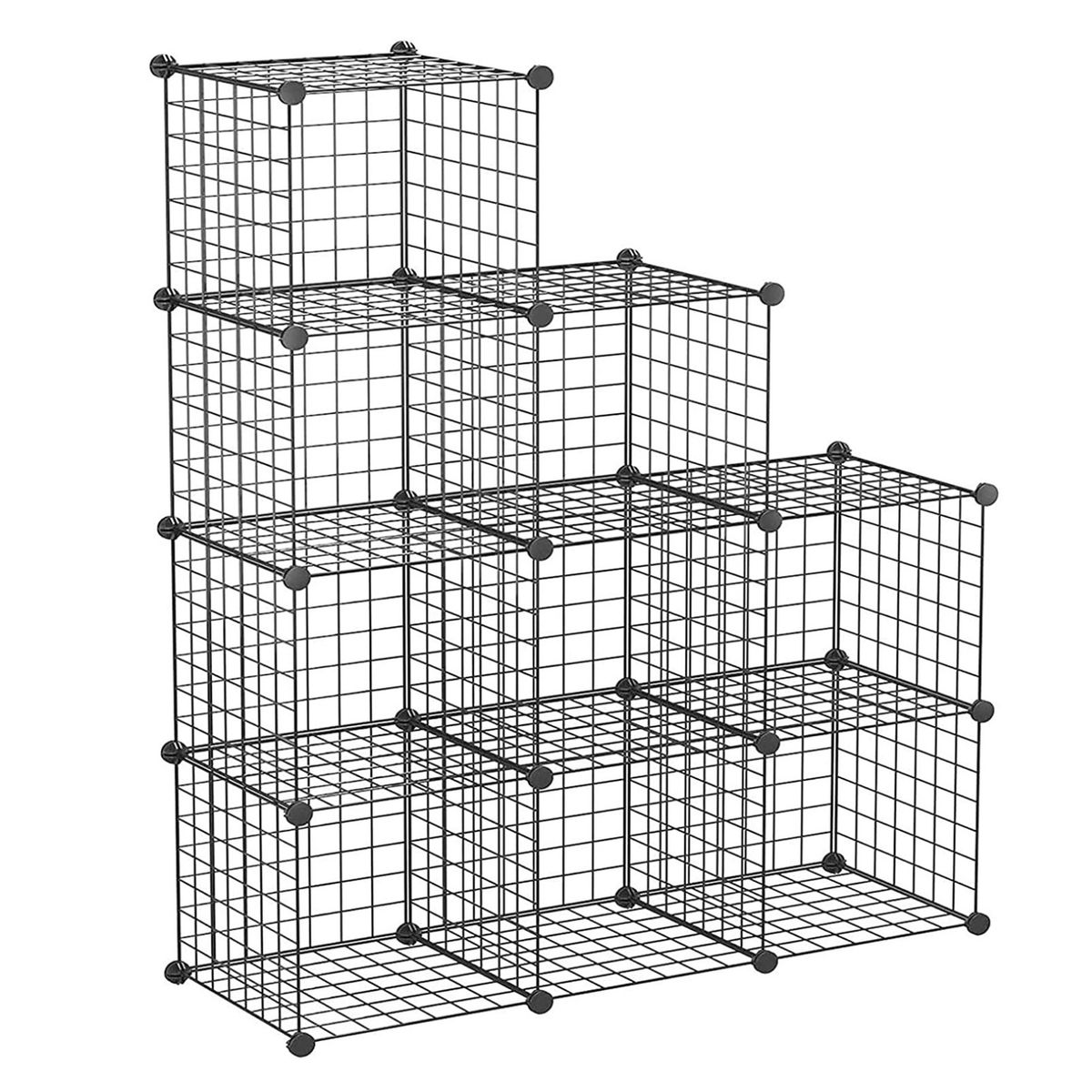 CRUSEC - Estante Armario Organizador De Hierro 9 Repisas Armable