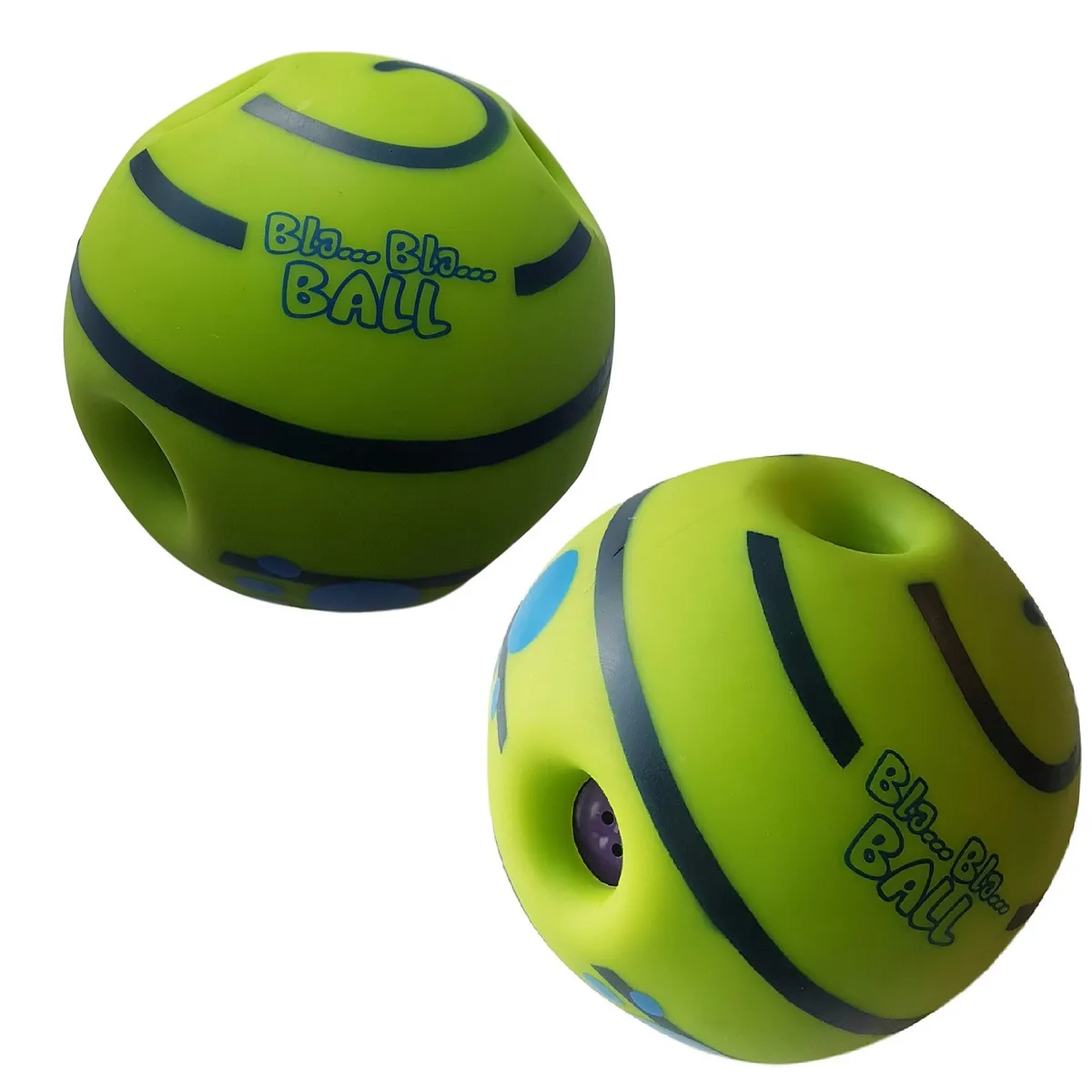 BLA BLA BALL - Juguete para Perro Pelota Parlanchina 15 cm Pack 2 unidades