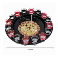 Set Juego De Casino Ruleta 16 Shots Tragos
