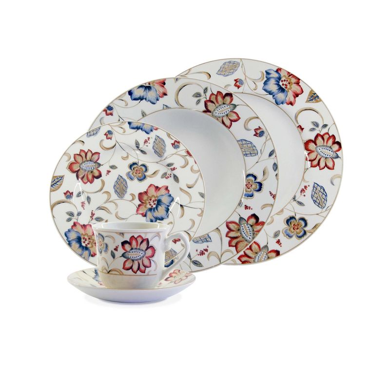 QUEENS - Juego de vajilla Fina 30 piezas Jacobean QUEENS
