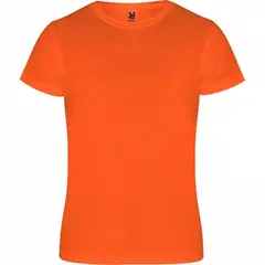 ROLY - Polera Deportiva Unisex Poliéster Manga Corta Naranja