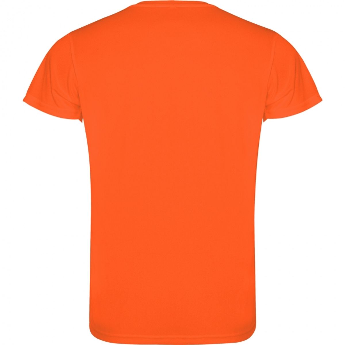 ROLY - Polera Deportiva Unisex Poliéster Manga Corta Naranja