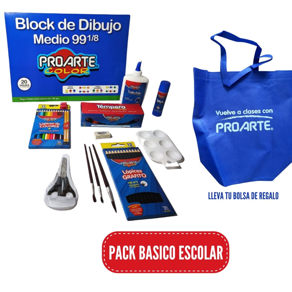 PROARTE - Pack Básico Escolar Proarte