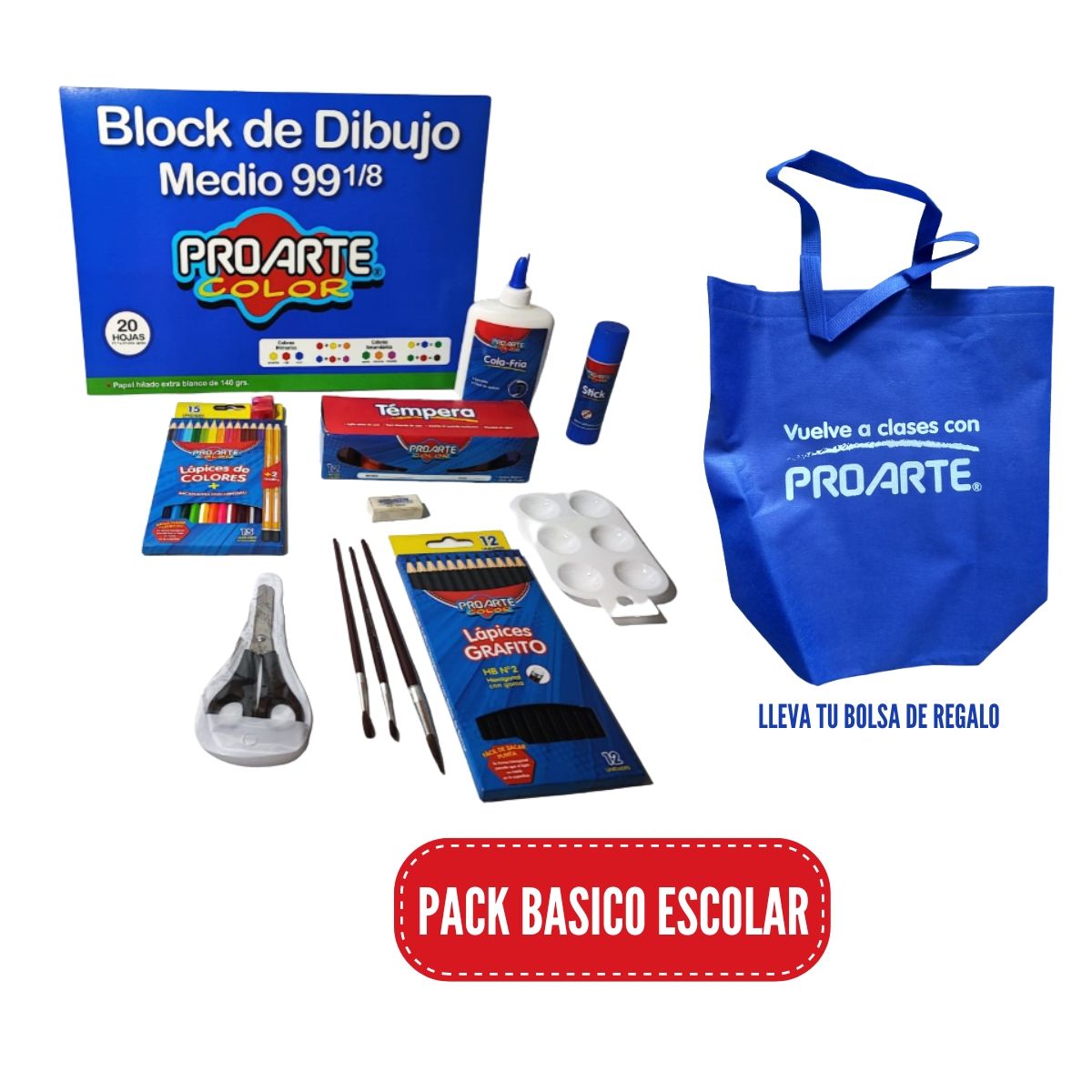 PROARTE - Pack Básico Escolar Proarte