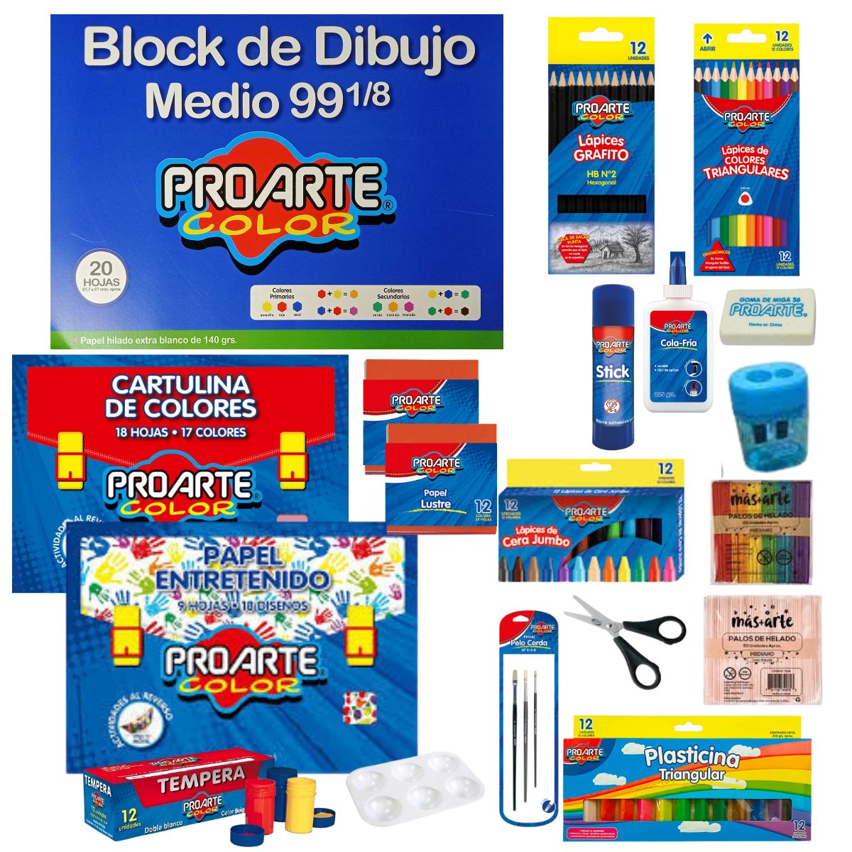 PROARTE - Pack Full Escolar Proarte