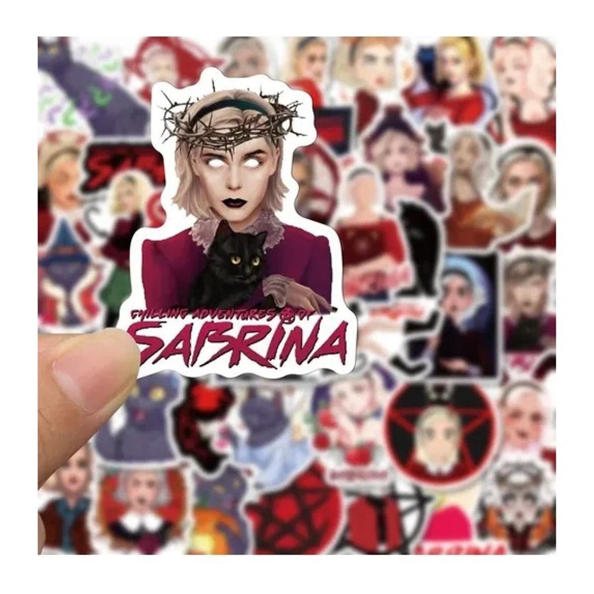 GARSIL - 50 Stickers Sabrina - Etiquetas Autoadhesivas