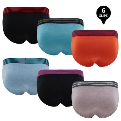 Imagen 2 del producto Pack de 6 slip Algodon Hombre.