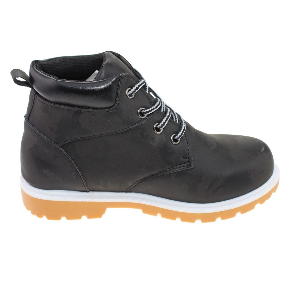 VIA FRANCA - Botin Casual Para Niño Color Negro