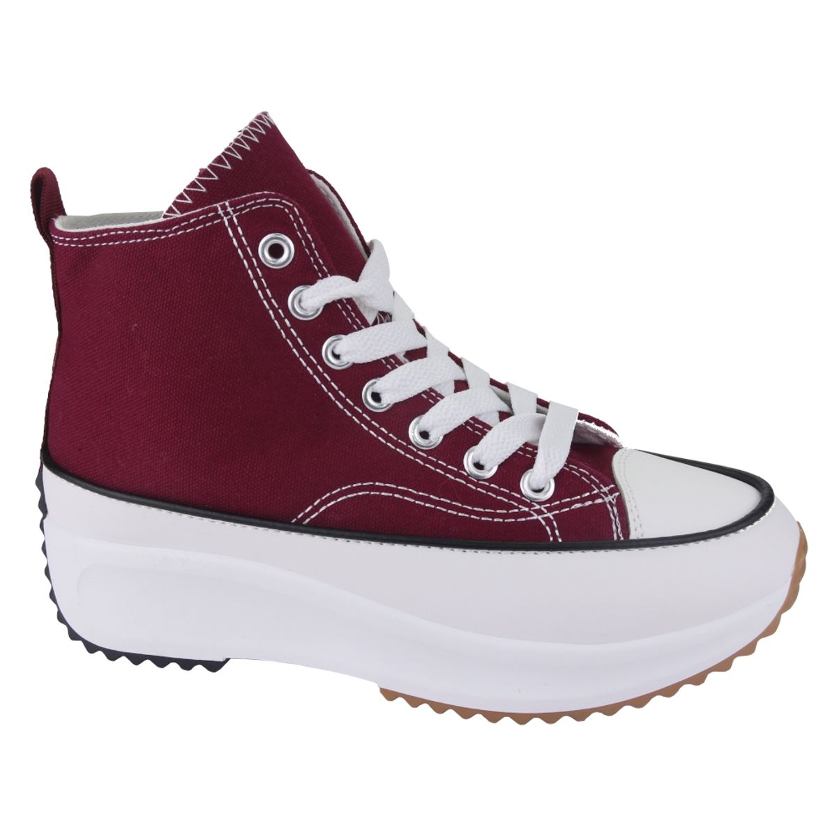 FUNWAY - Zapatillas Mujer Burdeo Moda Funway Biggerh-1