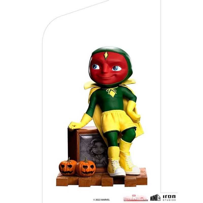 IRON STUDIOS - IRON STUDIOS FIGURA MINICO MARVEL - VISION HALLOWEEN VERSION