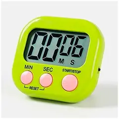 ESHOPANGIE - Timer Digital De Cocina Reloj Temporizador Verde
