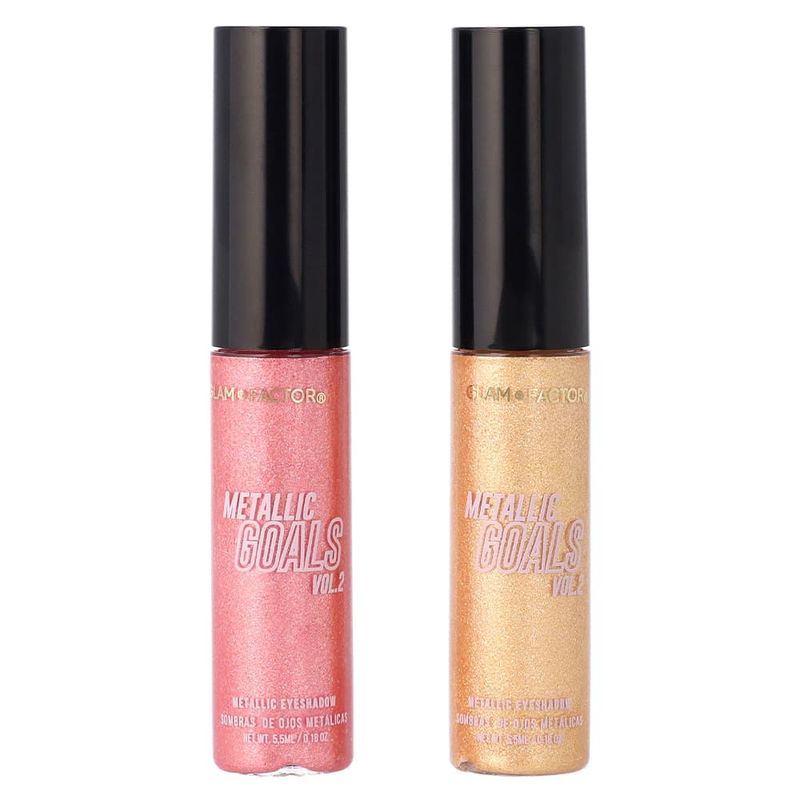 GLAM FACTOR - Set De Sombras De Ojos Metallic Goals Vol 2