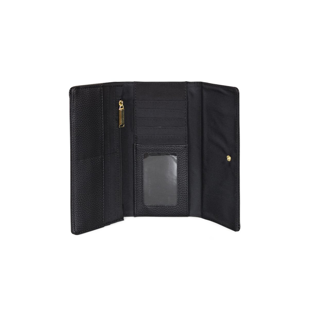 KENNETH COLE - Billetera mujer Fidelia negra KENNETH COLE