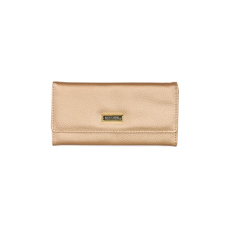 Billetera mujer Fidelia rosa metalizado Rosa TALLA UNICA