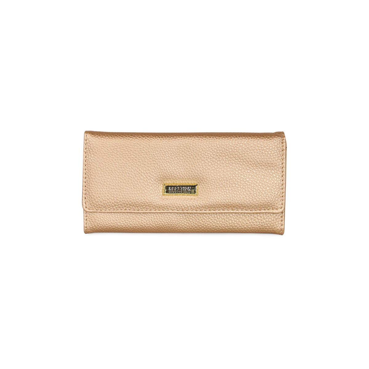 KENNETH COLE - Billetera mujer Fidelia rosa metalizado KENNETH COLE