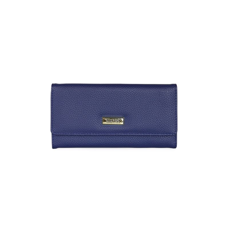 KENNETH COLE - Billetera mujer Fidelia azul KENNETH COLE